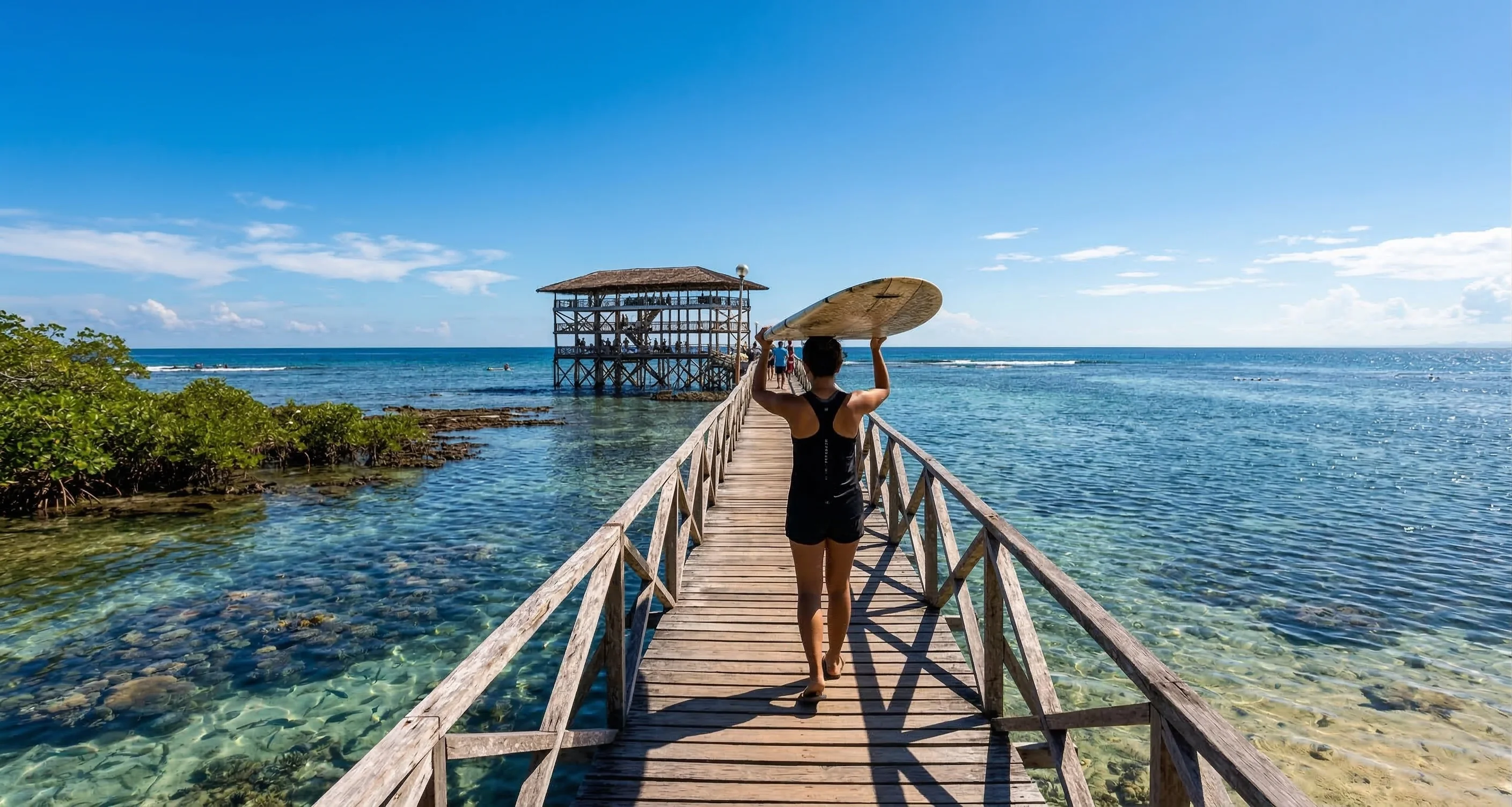 Siargao Cloud 9 surf break
